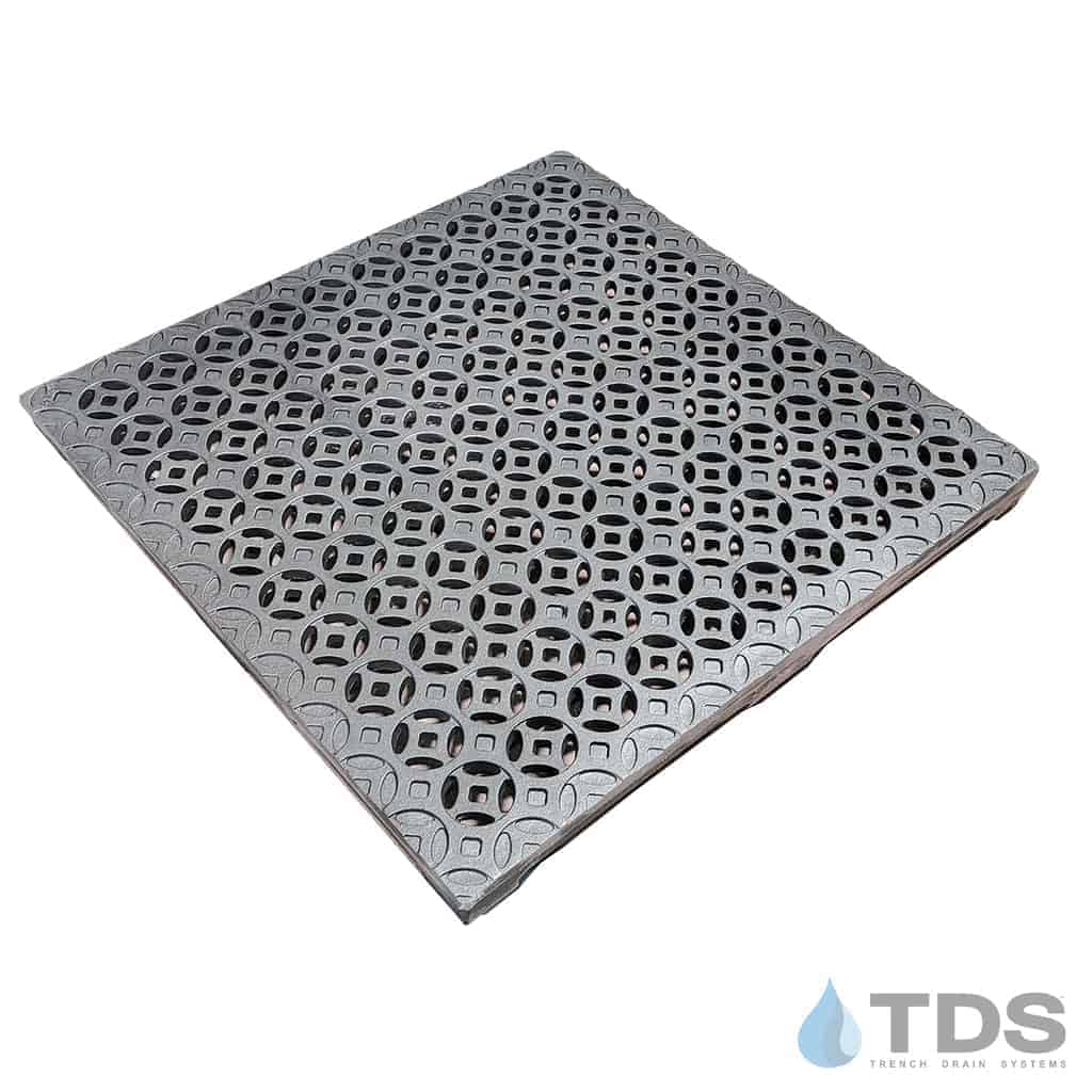 24 inch Iron Age Interlaken Raw Cast Iron Grate Raw