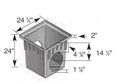 NDS2400 Catch Basin NDS 24x24