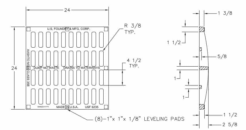 6235 US Foundry Specifications