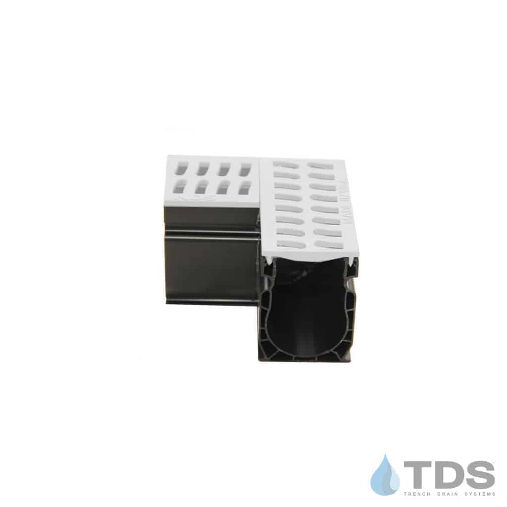 NDS 9381 Slim Channel 90 Degree Elbow with Slotted Grate – WHITE ...