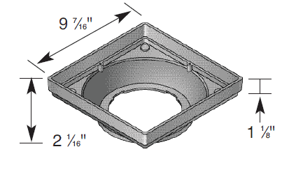 9x9 low profile NDS930 NDS Catch Basin