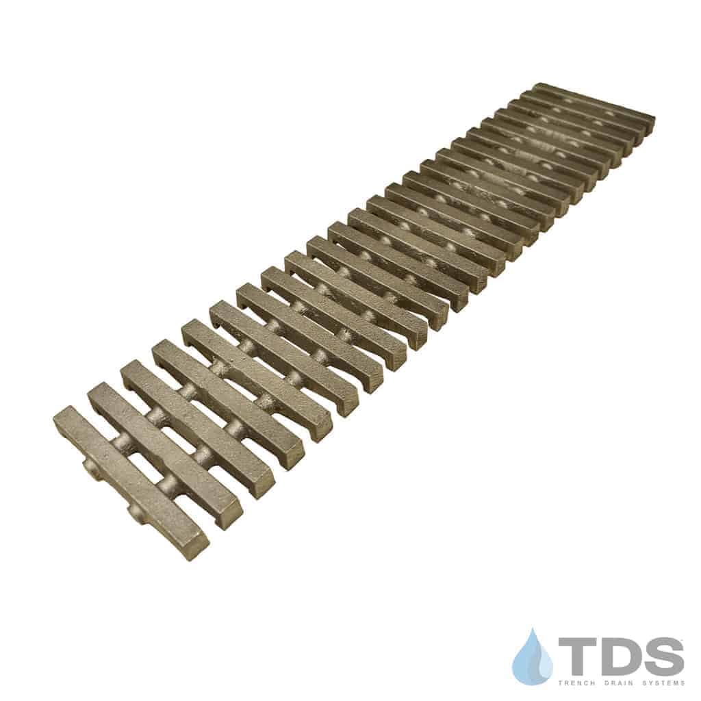 BA-PED-0312 Bronze Natural Mini Channel Pedreda Grate