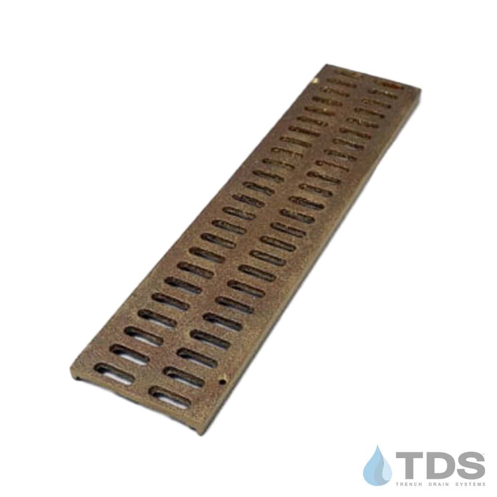 TDS Slotted Bronze Natural grate 0312