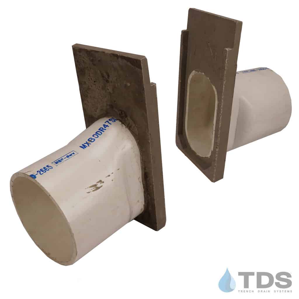 6" End Outlet - Polymer Concrete DP0620D6 | TDS for POLYCAST®