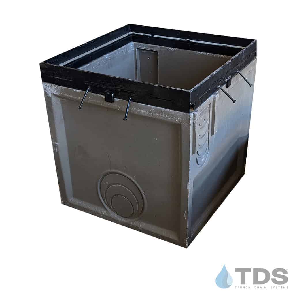 DP0753SB 24x24 POLYCAST catch basin-with 700 frame
