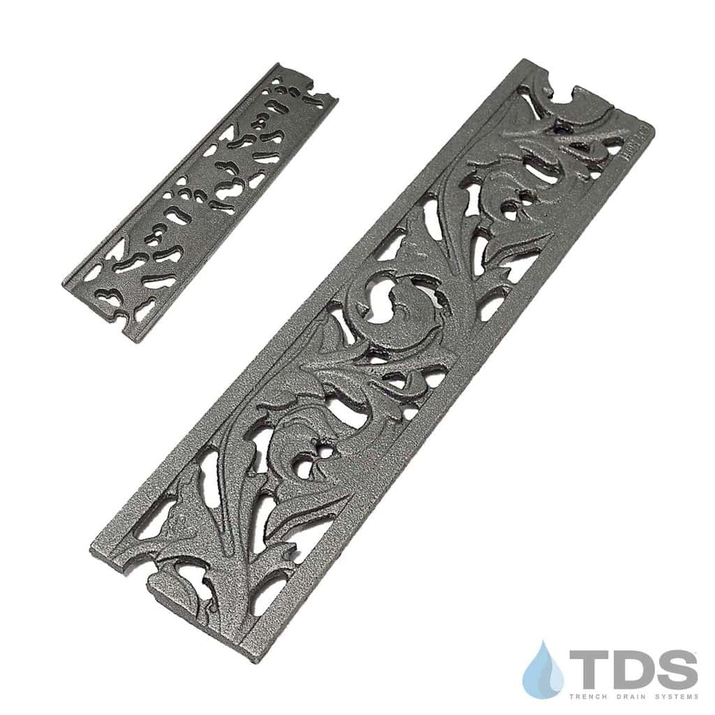 Mini-Acanthus-Raw 3x12 Iron Age deco grate