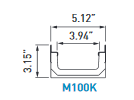 M100K/KX Channel Spec - Side