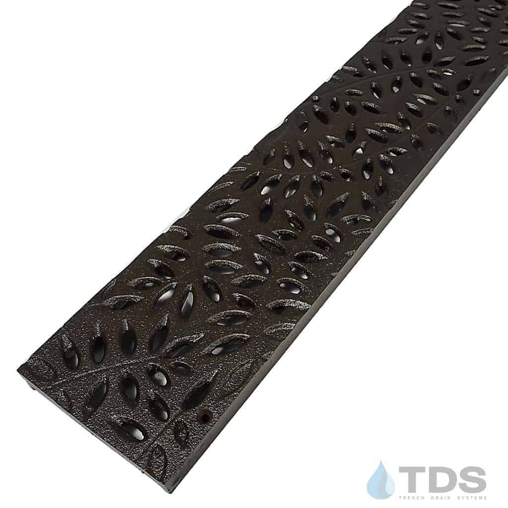 NDS-BK-Botanical-cast-iron-grate-TDSdrains