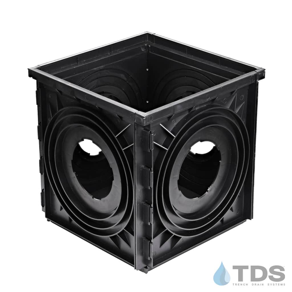 NDS1804 catch basin 18x18 4 opening with reducer rings