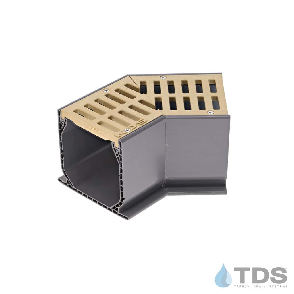 NDS5303 Grey 45 deg Slotted Sand