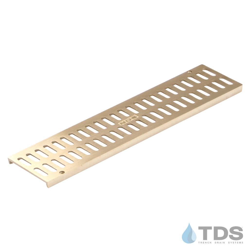 NDS 552B Satin Brass 3x12" grate