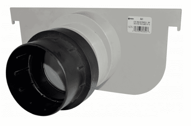 NDS841 shallow profile endcap 3/4 spt knock out end outlet