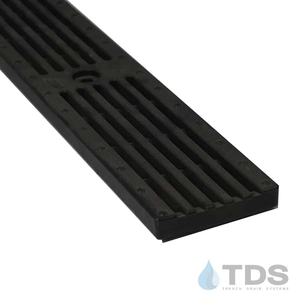 Zurn P4-HPP-BLACK Class A ADA Compliant Slotted HDPE 4" x 20" Grate - BLACK