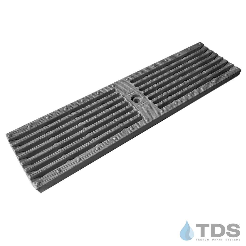Zurn 6" Plastic ADA linear slotted Grate P6-HPP-DK-GRAY