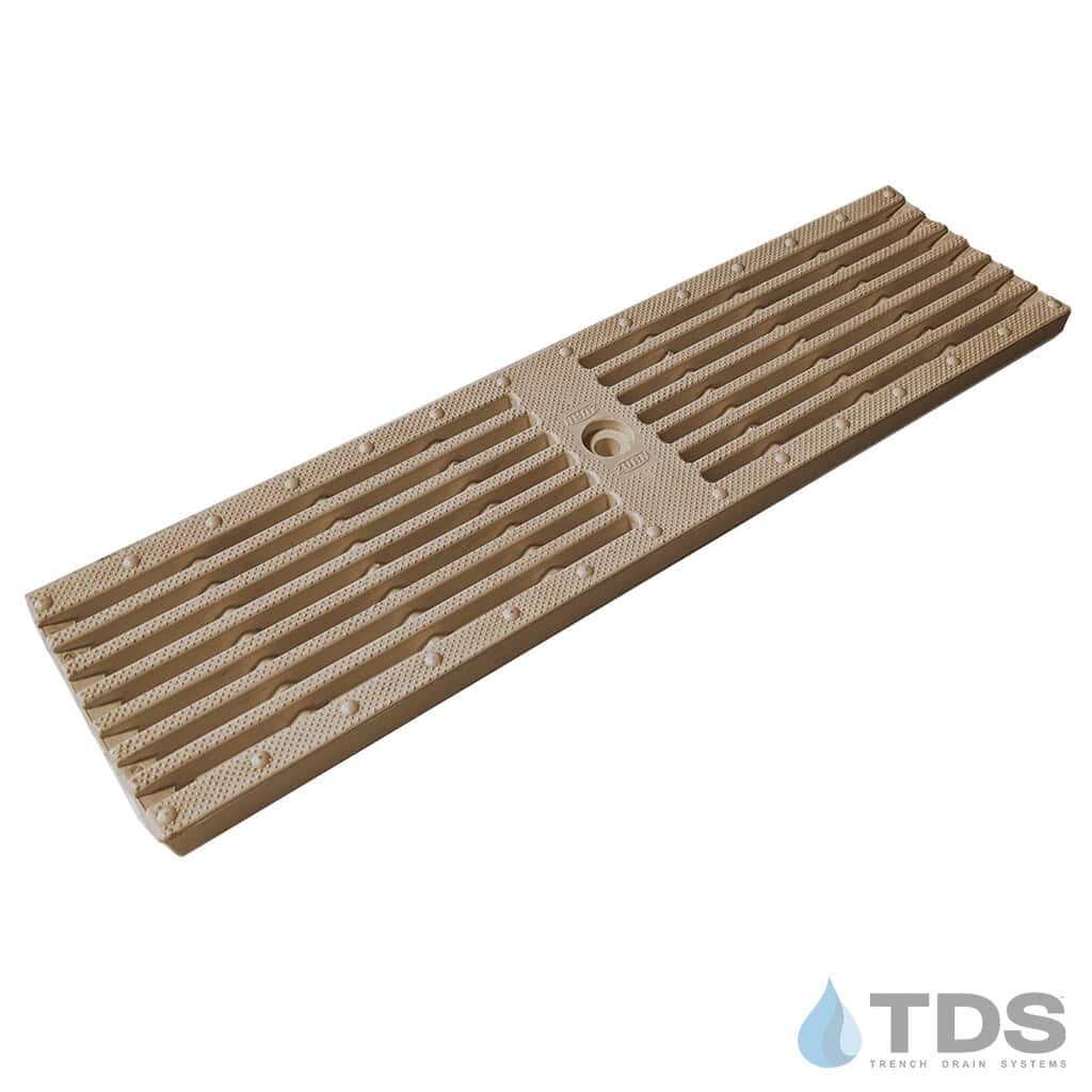 Zurn 6" Plastic ADA linear slotted Grate P6-HPP-TEA&CREAM