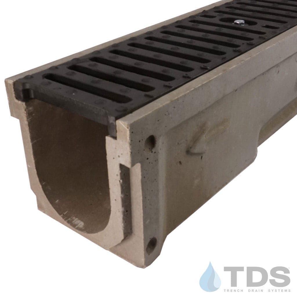 POLY600-xx-641D-TDSdrains ductile iron slotted grate polymer concrete channel Polycast