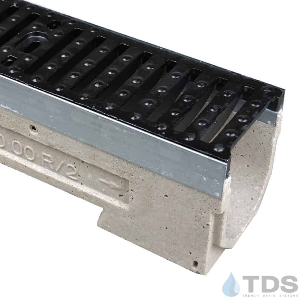 U100K-TDS0461 cast iron class E grate ulma polymer concrete channel