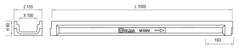 ULMA M100V w/Bronze Age™ WAVE Ductile Iron Heel-Proof Grate - RAW