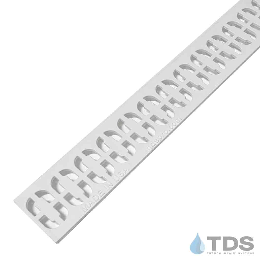White Chain Slim Channel Grate