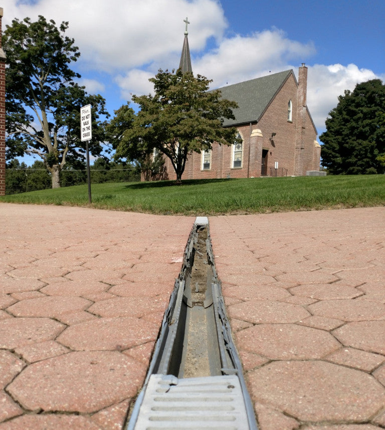 Replacing Broken Trench Drain Grates