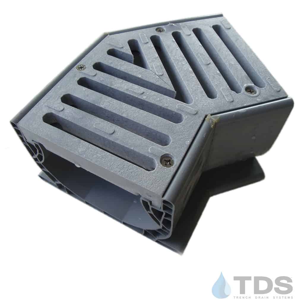 Gray 45 Degree Spee-D channel elbow