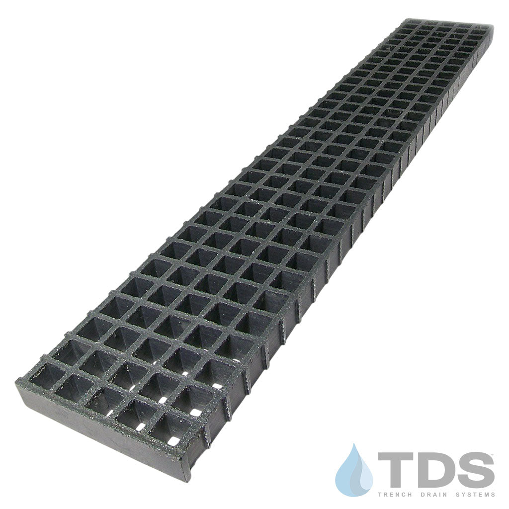 TDS FG3045 Class B Fiberglass 1.5" Sq. Mesh 8" x 48" Grate