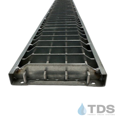 ULMA 414 Class C Reinforced Perforated w/Tread Galvanized Steel 122mm x 1M Grate