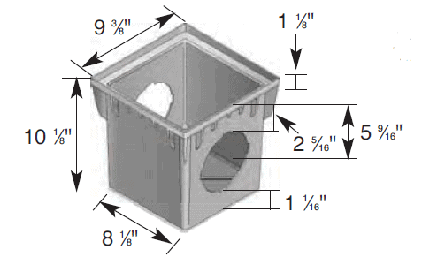 NDS900 Catch Basin 9x9 NDS