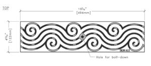 ULMA U100KX Drain Channel w/ Iron Age Argo Grate - BoOF