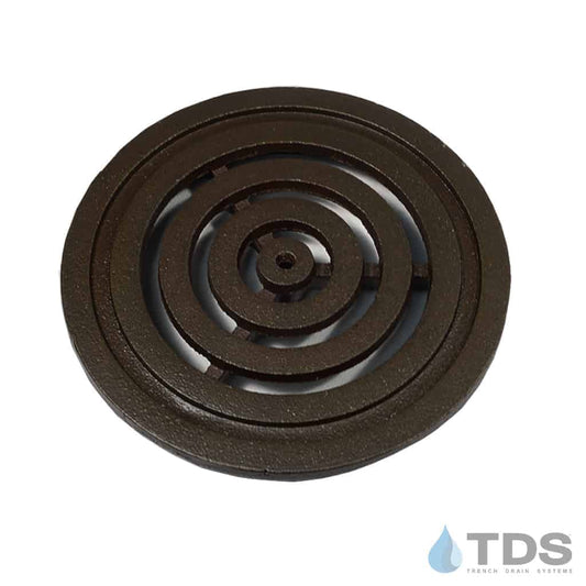 Bullseye BoOF 6 inch diameter Iron Age deco drain grate