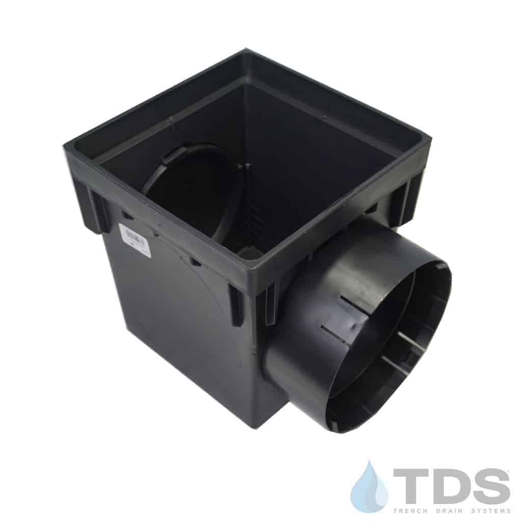 NDS 9" Catch Basin Kit with Iron Age Interlaken Grate | Natural