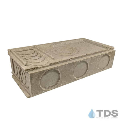 DP0650S POLYCAST inline catch basin-bottom view