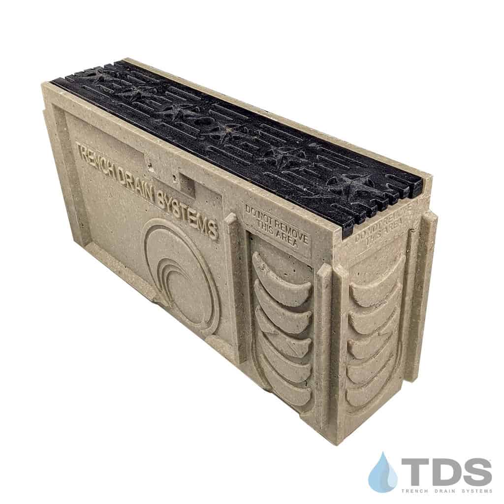 TP0650S (Shallow) Polymer Concrete Catch Basin Kit w/DG0692 for POLYCA ...