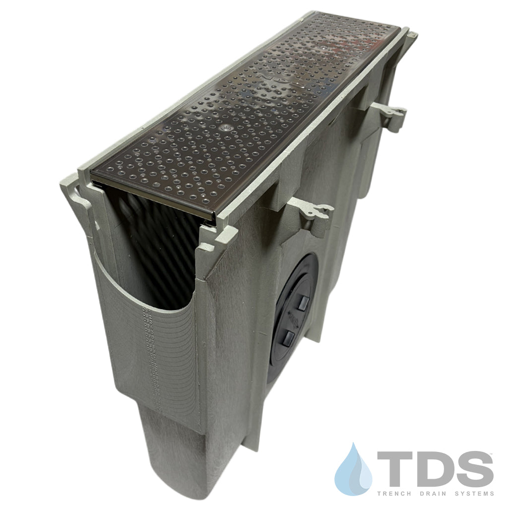 NDS Dura Slope Inline Catch Basin with DS-226 Grate
