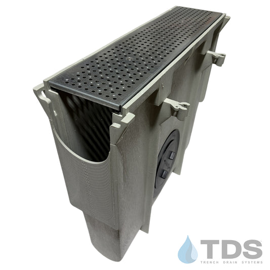 NDS Dura Slope Inline Catch Basin with DS-228 Grate
