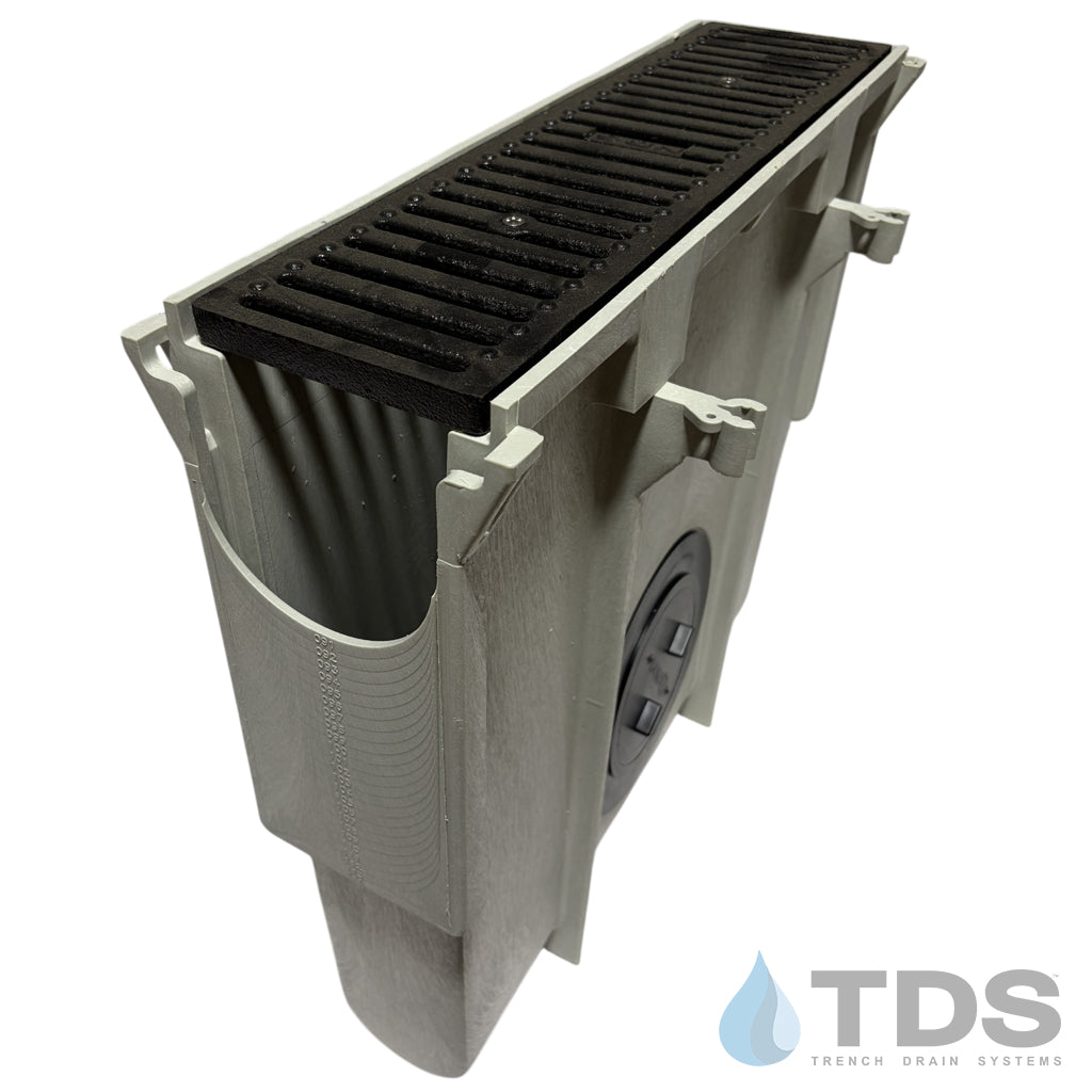 NDS Dura Slope Inline Catch Basin with DS-232 Grate