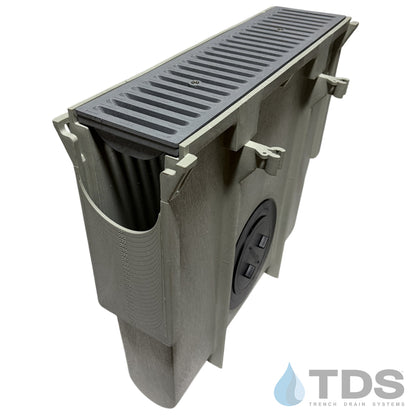 NDS Dura Slope Inline Catch Basin with DS-661 Grate