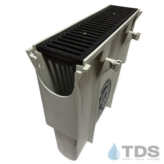 NDS Dura Slope Inline Catch Basin with DS-663 Grate
