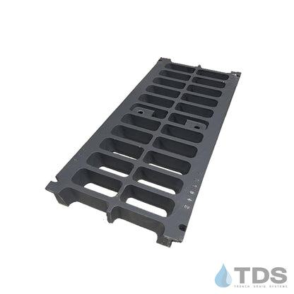 Trench•Era™ FP Series Drain System w/FG0842 10" Wide Class E Grate - HD Stainless Frame