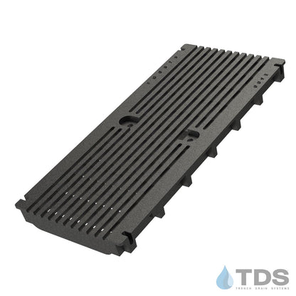 Trench•Era™ FP Series Drain System w/FG0875 10" Wide Class E ADA Grate - HD Galvanized Frame