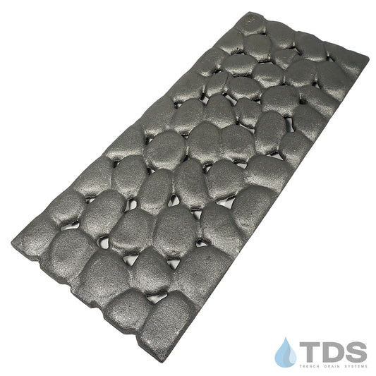 Iron Age IA-RIV-0820 Class B River Rock Cast Iron Grate – RAW 8" x 20"