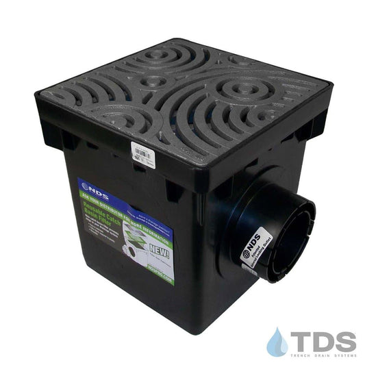 Ironage-12x12-Cast-Iron-Oblio-Grate-catch-basin-kit