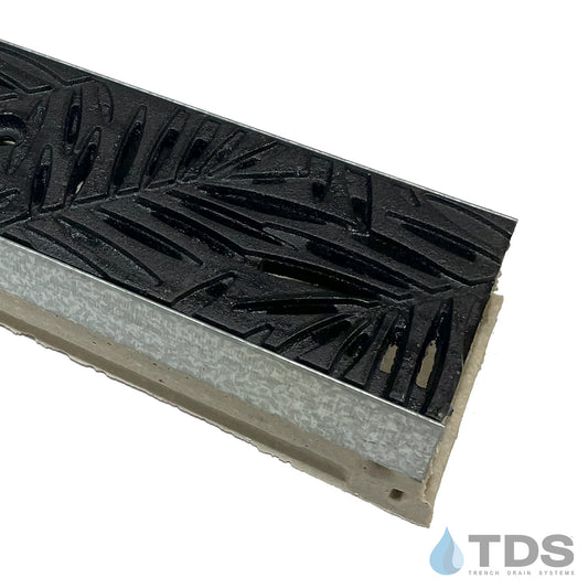 ULMA M100K Drain Channel kit w/Bronze Age™ FERN Grate-RAW