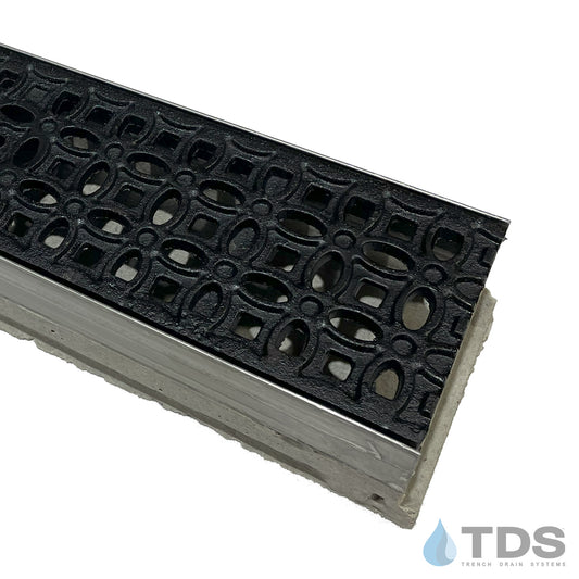 ULMA M100KX Drain Channel kit w/Bronze Age™ LUNA Grate-RAW