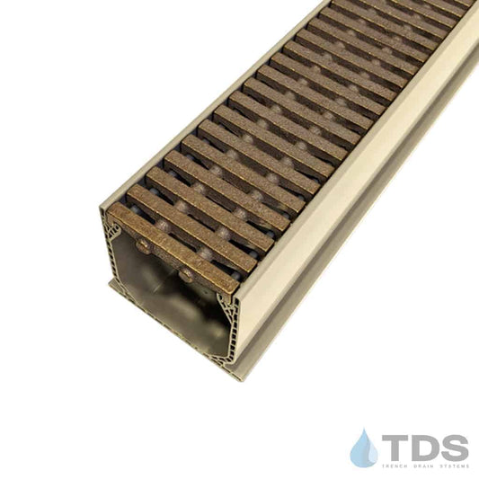 Natural Bronze Pedreda Grate in Sand Mini