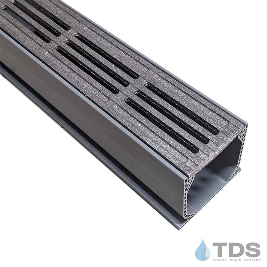 MCK-IA-QUE-HP Mini Channel with Raw Que Grate