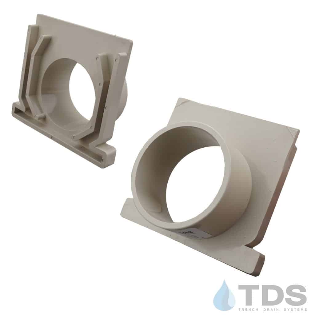 3" NDS Sand Mini Channel End Outlet MCKS-546-TDSdrains