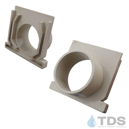 3" NDS Sand Mini Channel End Outlet MCKS-546-TDSdrains