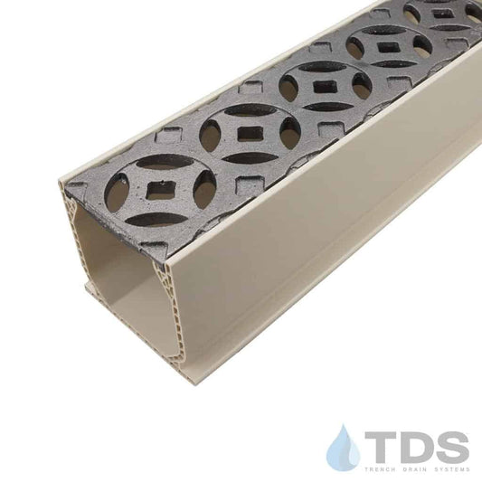 Iron Age Interlaken Deco Grate on Sand Mini Channel MCKS-IA-Inter