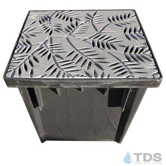 NDS-24x24CB-IA-LOC-DK raw iron age grate nds catch basin